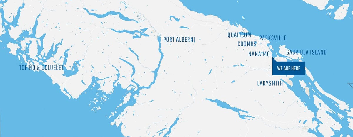 Kart Кумбса Vancouver ısland 