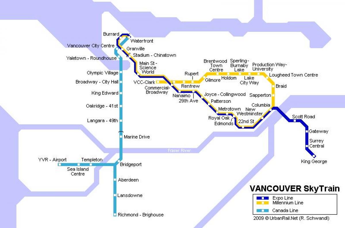 Metro Xəritəsi Vancouver