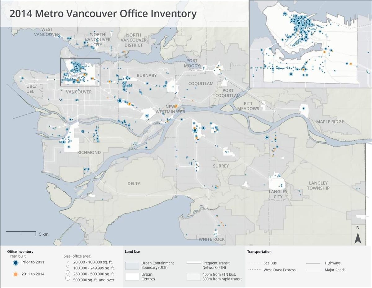 metro Vancouver надземного xəritə