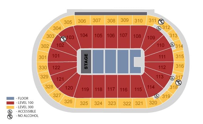 Rogers Arena qapısı xəritə