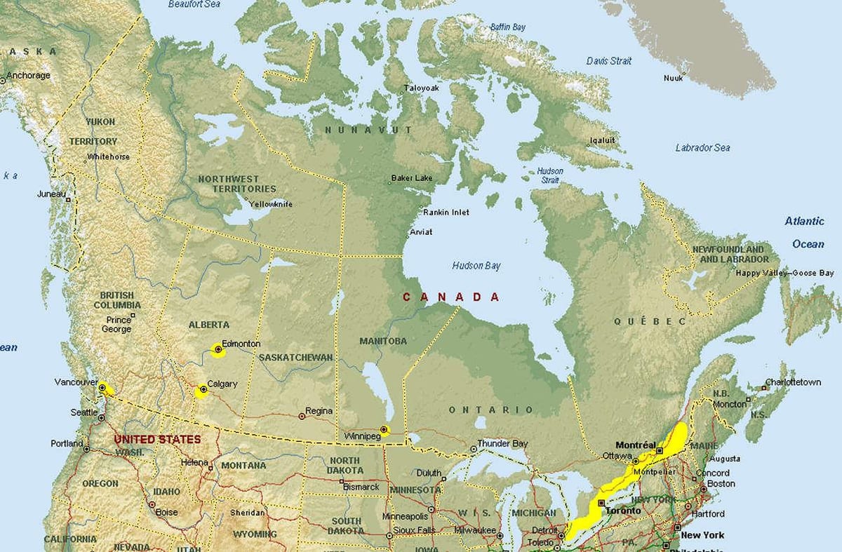 Kart sərhəd keçid Vancouver