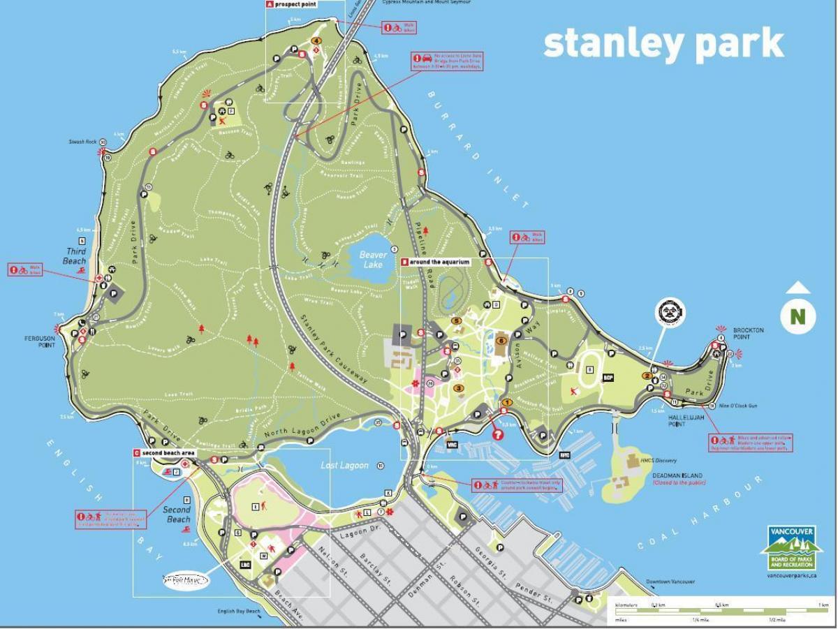 Stanley park dəmir yolu xəritəsi