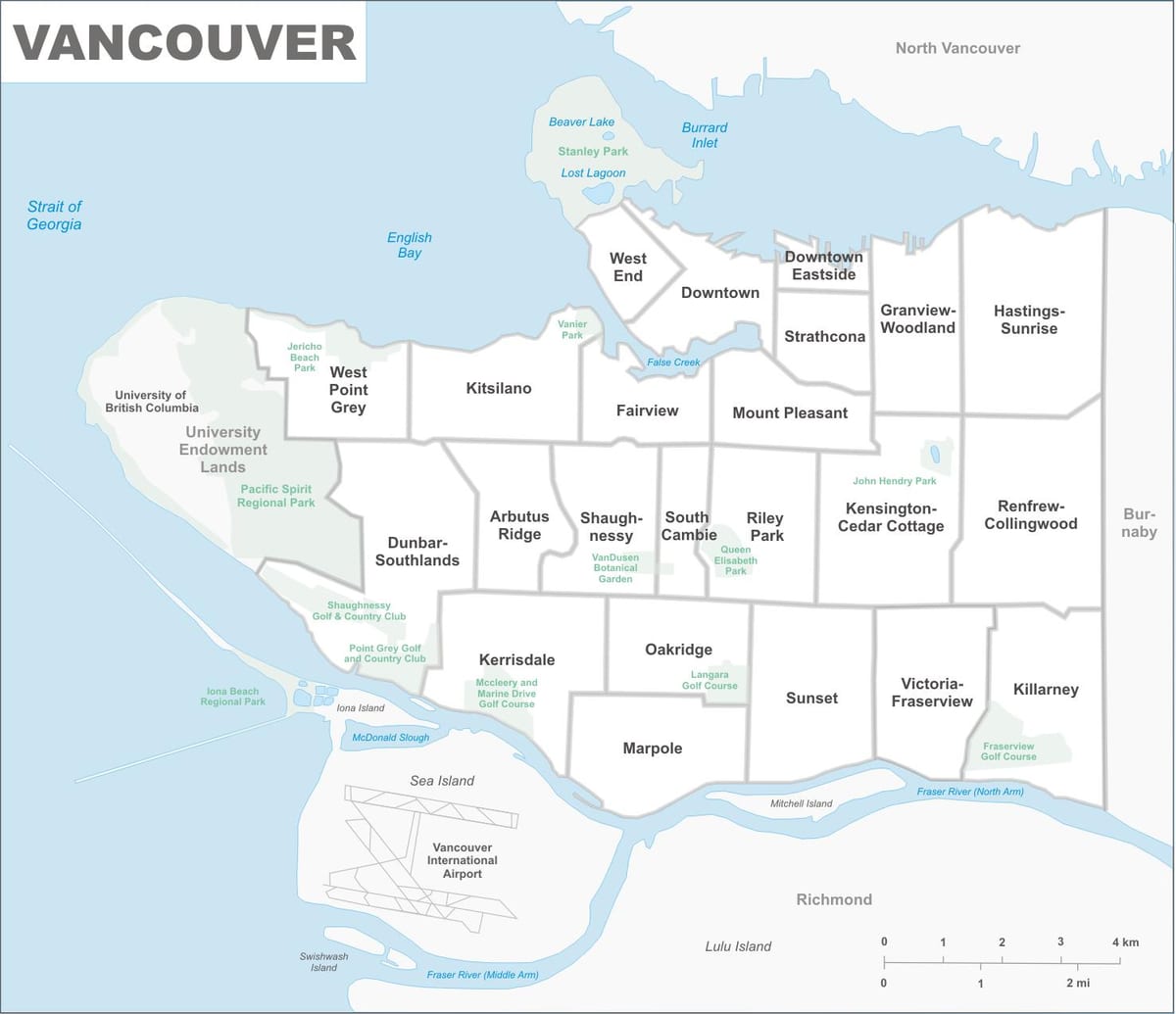 Kart daşınmaz əmlak Vancouver 