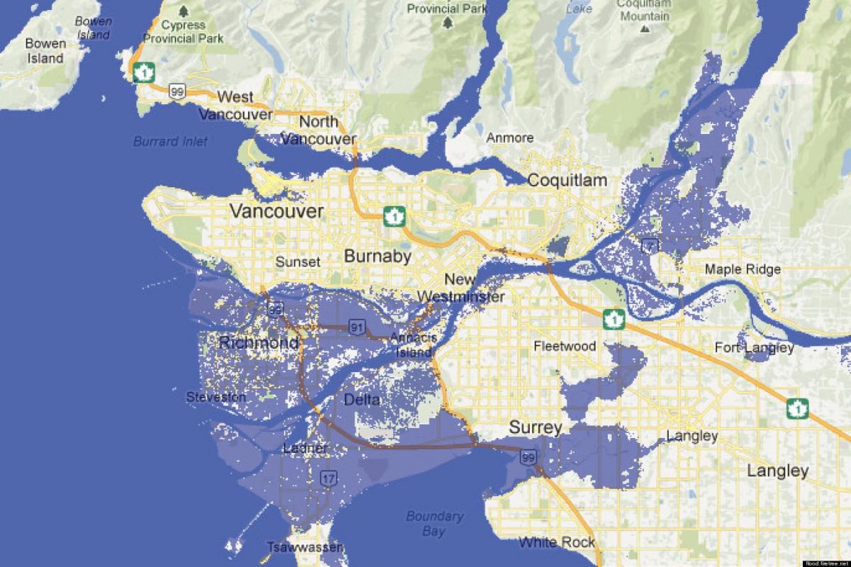 Kart Vancouver флуд