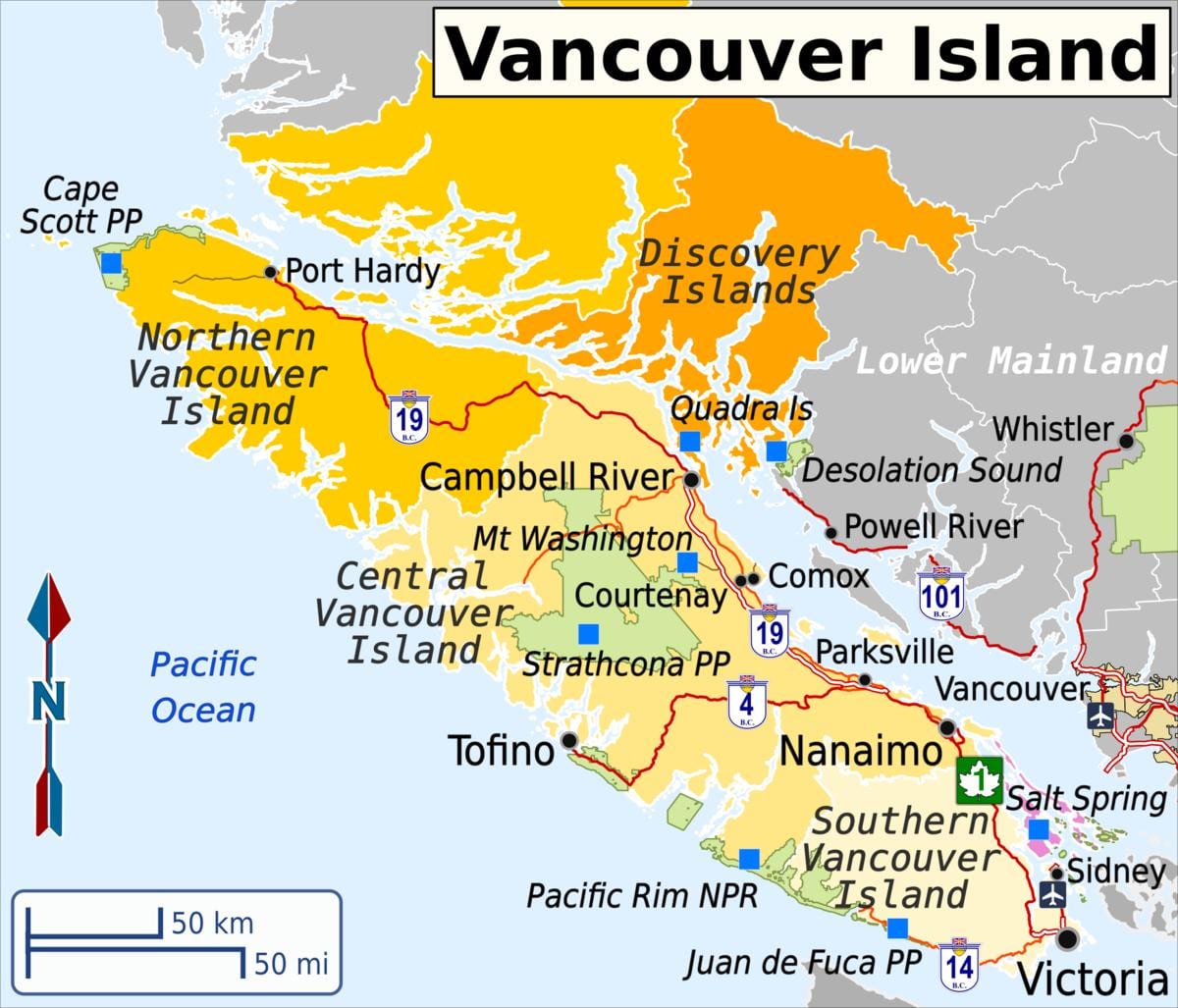 Kart Vancouver səyahət