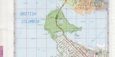 Kart Şimali küçə Vancouver 
