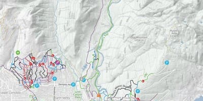 Kart Норт-Vancouver-bu cığır