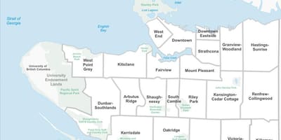 Vancouver real xəritəsi 