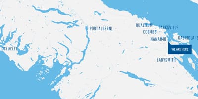 Kart Кумбса Vancouver ısland 
