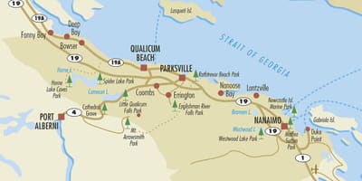 Kart парксвилл Vancouver ısland 