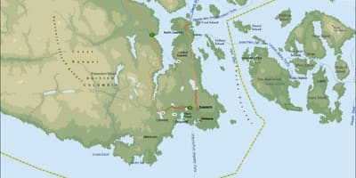 Kart саанич Vancouver ısland 