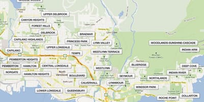 Kart rayonlarının Şimali Vancouver 