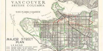 Xəritə qədim Vancouver