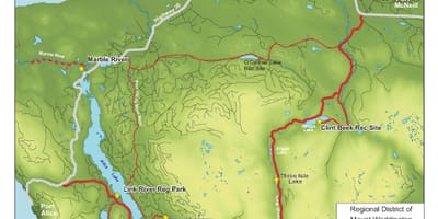 Xəritə ada Vancouver mağara