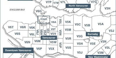 Kart Vancouver poçt indeksi