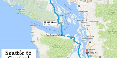 Vancouver ısland kart uzaq məsafədən