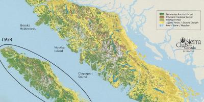 Tropik ada Vancouver xəritəsi