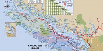 Ada yolları Vancouver xəritəsi
