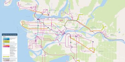 Транслинк Metro xəritəsi Vancouver